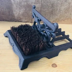 Large Cast Iron Boot Shoe Brush Mud Scraper Mud Room Rustic Heavy Duty Farmhouse