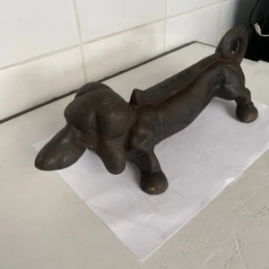 Cast Iron Vintage Dachshund Dog Design Boot Shoe Mud Scraper Heavy Duty